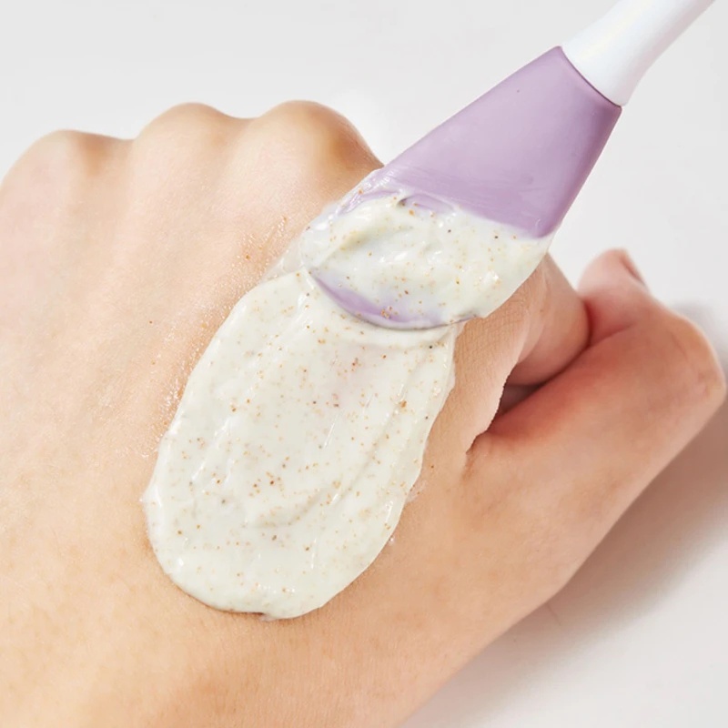 2 In 1 แปรงมาสก์หน้า แบบสองหัว / ทําความสะอาดมาสก์หน้า ใช้ซิลิโคน ที่ขูด / แต่งหน้าทุกวัน แปรงขัดผิวหน้า - รูปที่ 3