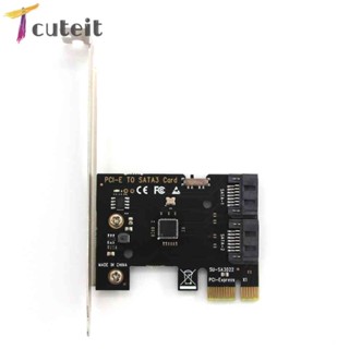 Pci-e to SATA 3.0 การ์ดขยายดิสก์ภายใน 6Gbps