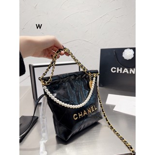 Chanel กระเป๋าสะพายไหล่ กระเป๋าถือ ขนาดเล็ก 20 ซม. 2023ss