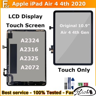 10.9&amp;quot; หน้าจอสัมผัส LCD สําหรับ Apple iPad Air 4 4th Gen 2020 A2324 A2316 A2325 A2072