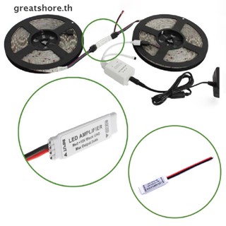 Greatshore แถบขยายเสียง DC12V 3*4A 144W RGB LED ขนาดเล็ก แบบพกพา สําหรับแถบไฟ LED RGB SMD 5050 2835 3528 5730 5630 3014 TH