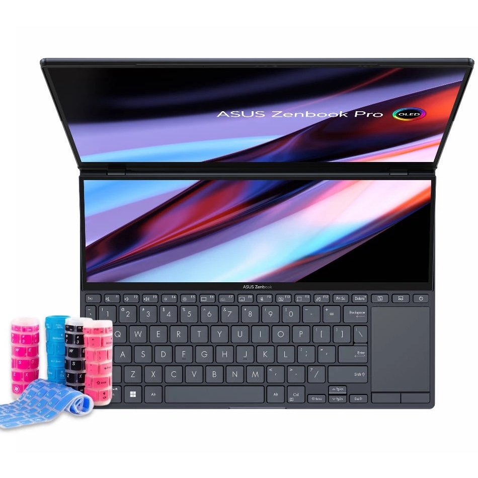 แผ่นซิลิโคนครอบคีย์บอร์ดแล็ปท็อป สําหรับ Asus Zenbook Pro 14 Duo OLED UX8402 UX8402X UX8402Z 2022 UX