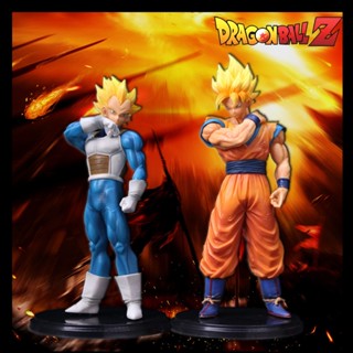 โมเดลฟิกเกอร์ PVC รูปปั้นอนิเมะ Dragon Ball Awakening Goku Vegeta ขนาด 18 ซม. ของเล่นของที่ระลึก สําหรับเด็ก