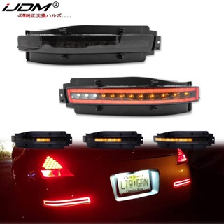 Ijdm ไฟเลี้ยว LED ติดกันชนล่าง สําหรับ Nissan 350Z/Z33 2003 2004 2005 2006 2007 2008 2009