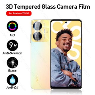 Camera Protector Case For oppo Realme C55 3D Tempered Glass Lens Cover