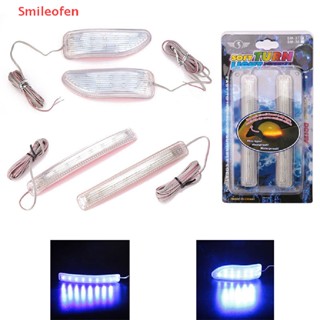 [Smileofen] ใหม่ แถบไฟเลี้ยว LED 12V สําหรับติดกระจกมองหลังรถยนต์