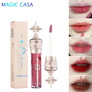 Magic CASA ลิปสติก ลิปทินท์ เนื้อใส ให้ความชุ่มชื้น ติดทนนาน 3 ชิ้น/ชุด