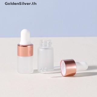 Goldensilver ขวดแก้วเปล่า 1 2 3 5 มล. สีเงิน 5 ชิ้น