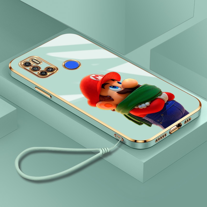 การ์ตูน Mario เคสโทรศัพท์สําหรับ Tecno KE6j KF6 KE6 KD6a KF6i KF6k KF6m KF6h KF6p KG8 KC8 Soft TPU ก