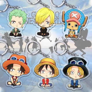 พวงกุญแจ จี้วันพีช ลูฟี่ โซโล ซอรอน Ace Sanji Nami Sabo Robin [สั่งมากกว่า 199 ดอลลาร์ ไต้หวัน ส่งได้]