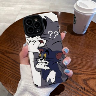 เคสป้องกันโทรศัพท์มือถือซิลิโคน ลาย Tom Jerry สําหรับ Iphone 11 xsmax 13promax x 12