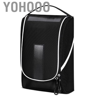 Yohooo Golf Shoe Bag Zippered Carrier Portable Outdoor Waterproof Nylon Sports