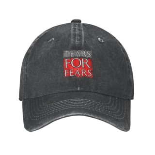 หมวกกีฬา หมวกคาวบอย ลายโลโก้ Tears Fears แฟชั่นคาวบอย