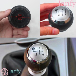 หัวเกียร์รถยนต์สีด ํา 6 Speed Car Gear Knob