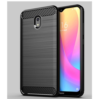 เคสโทรศัพท์ซิลิโคน TPU แบบนิ่ม คาร์บอนไฟเบอร์ สําหรับ Xiaomi Redmi 8A Redmi8A 8A