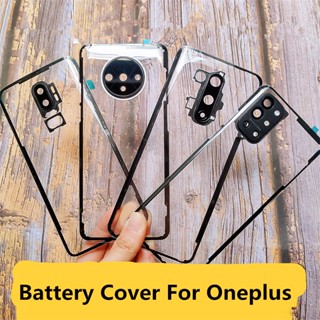 เคสแบตเตอรี่ แบบใส พร้อมเลนส์กล้อง สําหรับ Oneplus 9 Pro 7T 8 7 Pro 6T 6 One Plus