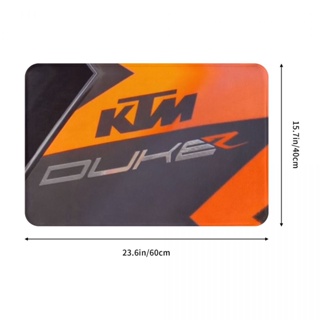 ใหม่ พร้อมส่ง พรมเช็ดเท้า ผ้าสักหลาด ลายโลโก้รถจักรยานยนต์ KTM (2) กันลื่น ดูดซับน้ําได้ดี แห้งเร็ว 16x24 นิ้ว สําหรับห้องน้ํา ห้องนั่งเล่น โซฟา ห้องนอน