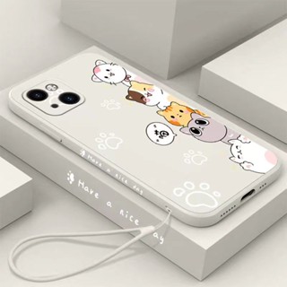 เคสโทรศัพท์มือถือ ซิลิโคนนิ่ม ขอบตรง ลายการ์ตูน พร้อมสายคล้อง สําหรับ Samsung S8 S9 S10 S8plus S9plus Samsung S20 Samsung S10plus Samsung S20 plus