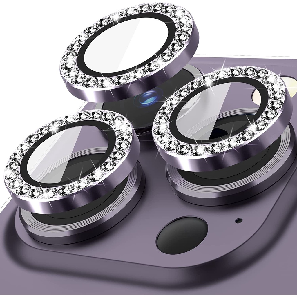 แหวนโลหะ ป้องกันเลนส์กล้อง พร้อมกระจกนิรภัย สําหรับ iPhone 15 14 13 12 11 Pro Max mini 14 Plus