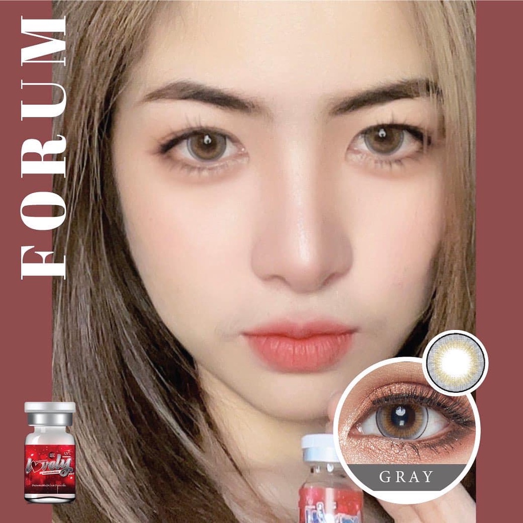คอนแทคเลนส์ รุ่นขายดีตลอดกาล สุดฮิต ขนาดบิ๊กอาย Forum (Lovelylens)
