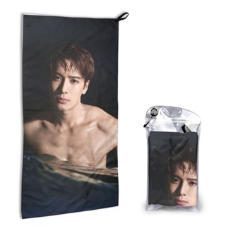 Jackson Wang ผ้าขนหนูนุ่ม ดูดซับน้ําได้ดี แห้งเร็ว ขนาด 40x80 ซม. สําหรับเด็ก และผู้ใหญ่