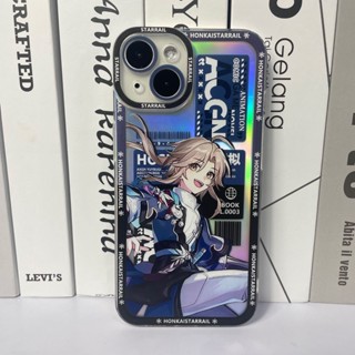 Honkai: Star Rail Yanqing เคสโทรศัพท์มือถือแบบนิ่ม ใส ลายรางดาว สําหรับ iPhone 14 13 12 11 pro promax x xs xsmax xr 7 8 plus