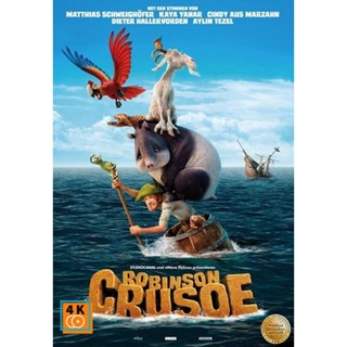 หนัง DVD ออก ใหม่ Robinson Crusoe โรบินสัน ครูโซ ผจญภัยเกาะมหาสนุก (เสียง ไทย/อังกฤษ ซับ ไทย/อังกฤษ) DVD ดีวีดี หนังใหม่