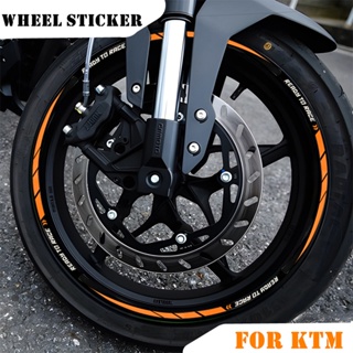 สติกเกอร์สะท้อนแสง KTM ติดดุมล้อรถจักรยานยนต์ สําหรับ KTM SUPER 1290 ADVENTURE Adv 790 890 990 1190 1090