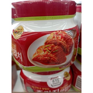 จงกากิมจิผักกาดขาวทอดตราจงกาไซส์ 380g Jonga Kimchi Fried Cabbage Jongka Brand Size 380g.