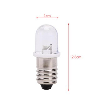 แสงสว่างจ้า หลอดไฟ LED E10 3v 3 โวลต์ 3 โวลท์