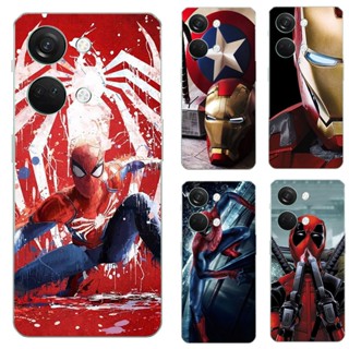 เคสโทรศัพท์ซิลิโคน TPU แบบนิ่ม ลายซุปเปอร์ฮีโร่ Marvel สําหรับ Oneplus ACE 2V