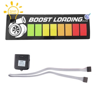 กระจกหน้ารถ Boost กำลังโหลดรถสติกเกอร์หน้าต่างไฟ LED สำหรับอุปกรณ์ตกแต่งแผงเรืองแสง JDM