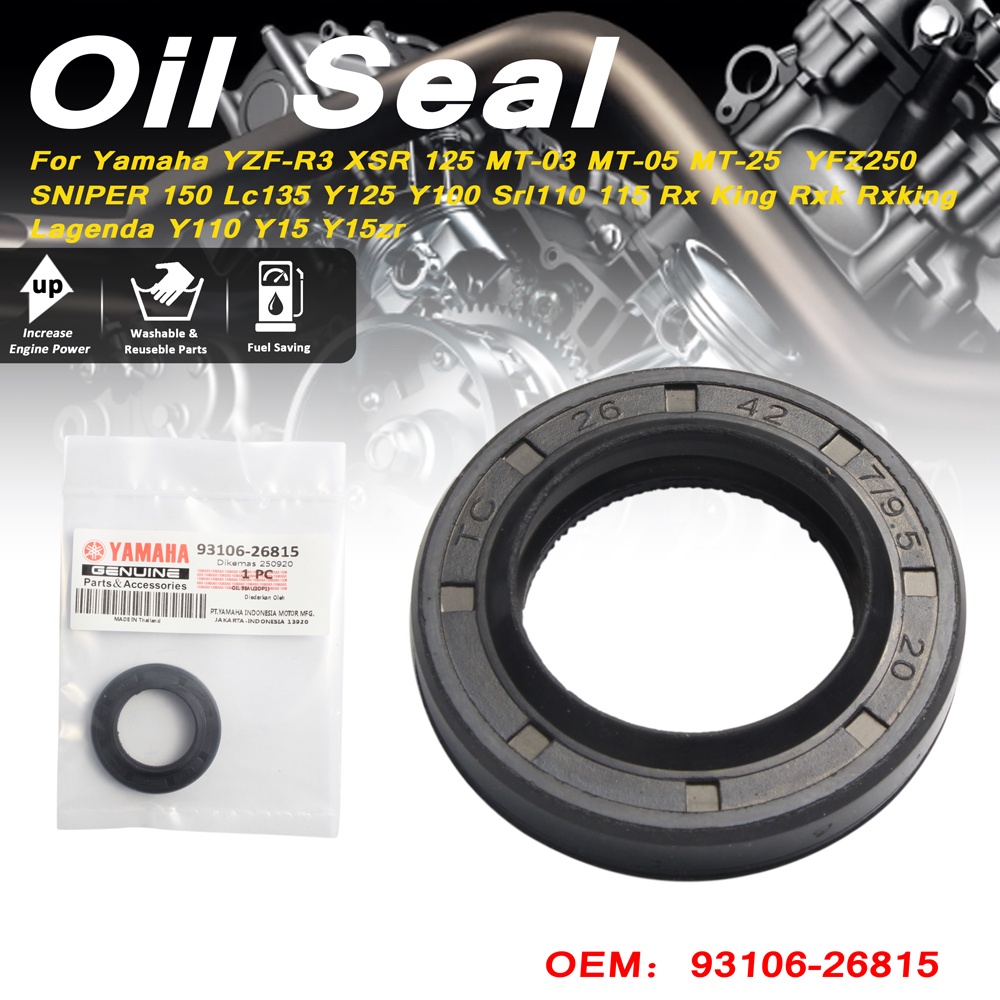 ซีลน้ํามัน Napgir Napgear สําหรับ Yamaha YZF-R3 XSR 125 MT-03 MT-05 MT-25 YFZ250 SNIPER 150 Lc135 Y1
