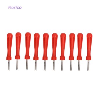 เครื่องมือประแจถอดแกนวาล์วยางรถยนต์ 10 ชิ้น [Marico.th]