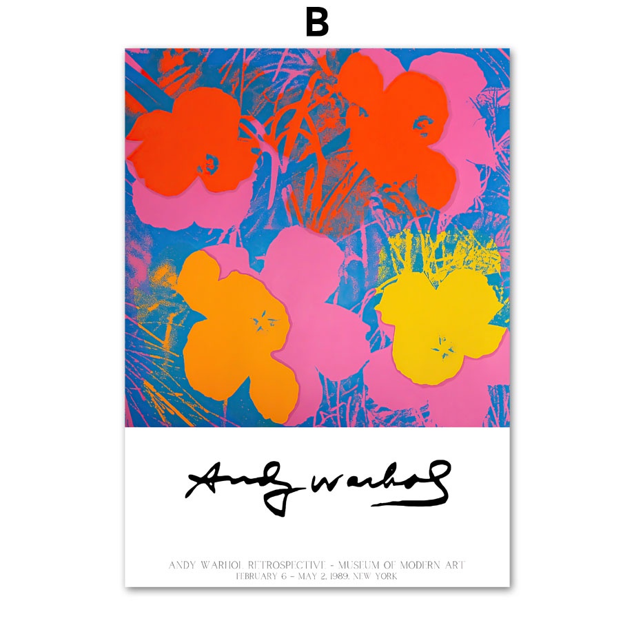 Andy Warhol Cow Zebra Banana Soup Sunset ภาพจิตรกรรมบนผ้าใบ สไตล์นอร์ดิก สําหรับติดตกแต่งผนังบ้าน ห้องนั่งเล่น ราคา ถูกที่สุด ดีลบีเคเค แกลเลอรีภาพที่ 5