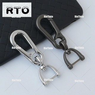 Riotinto (พร้อมส่ง) พวงกุญแจโลหะ รูปตัว D หมุนได้ 360 องศา คุณภาพสูง สําหรับรถยนต์