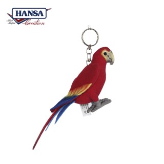 7994 พวงกุญแจ นกแก้ว Scarlet Macaw Keychain