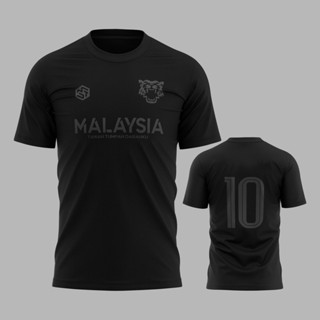 [พร้อมส่ง] เสื้อยืดลําลอง แขนสั้น คอกลม ลาย Harimau Malaya Jersey Blackout - Jersi ขนาด 100 ซม. -160 ซม. สําหรับเด็ก และผู้ใหญ่ ไซซ์ XS-3XL