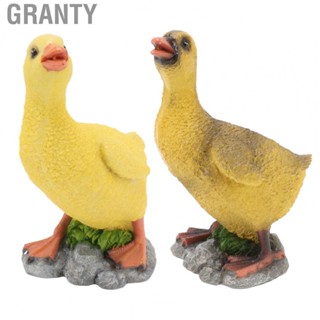 Granty  Ornament  Durable Pretty Design Resin Duck Figurine  for Family