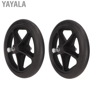 Yayala Walker Tire Wheelchair Wheel 1 Pair Rubber for Replacement