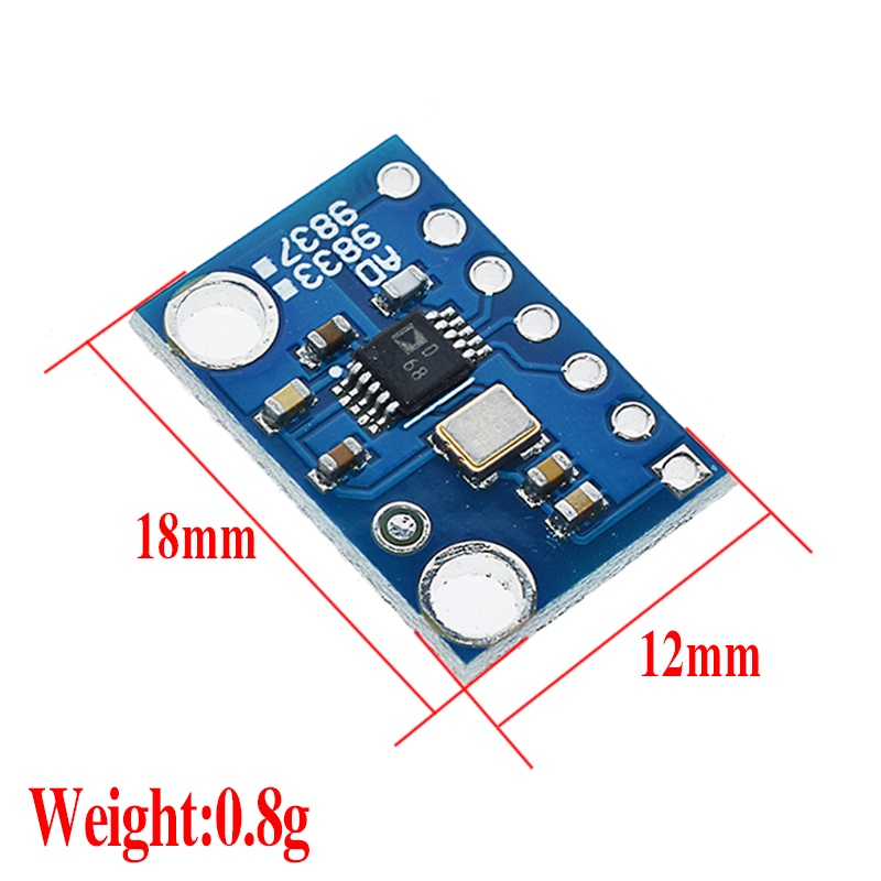 Ad9833 โมดูลไมโครโปรเซสเซอร์ ตั้งโปรแกรมได้ อินเตอร์เฟซอนุกรม Sine Square Wave DDS เครื่องกําเนิดสัญญาณ สําหรับ Arduino