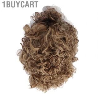 1buycart Women Short Hair Wigs  Adjustable Size Easy To Wear Short Curl Hair Wigs Delicate Hairstyle Fashionable  for Daily Use