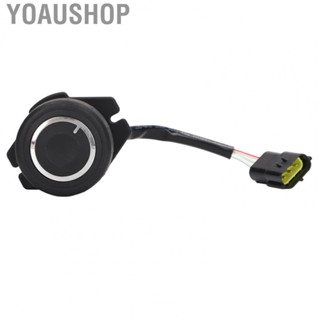 Yoaushop Fuel Selector Switch  ABS Excavator Fuel Selector Long Service Life Easy Installation 300661‑00004  for Replacement