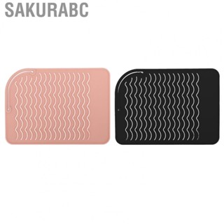 Sakurabc Silicone Pad  Soft Heat Resistant Mat Slip Proof Square Large Size  for Countertop