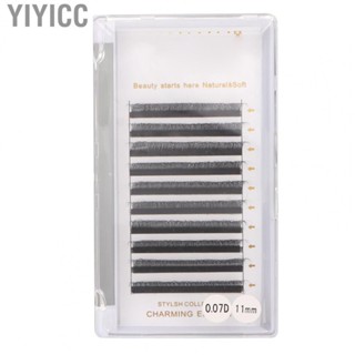 Yiyicc Fake Eyelashes Clusters  3D Lashes Clusters Soft D Curl 11mm Length Lightweight  for Girls for Makeup