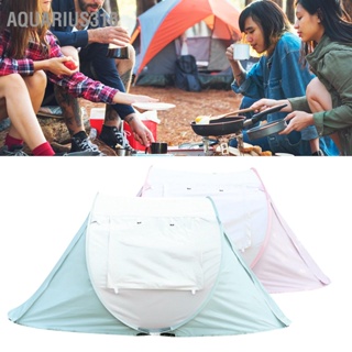  Aquarius316 4 คน Easy Pop Up เต็นท์กันแดดเต็นท์ตั้งแคมป์กลางแจ้งที่ทนต่อรังสีอัลตราไวโอเลตสำหรับการเดินป่าท่องเที่ยวตกปลา