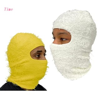 Time Balaclava ผ้าถักไหมพรม ลายพราง สําหรับเล่นสกี