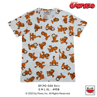 แตงโม (SUIKA) - เสื้อยืดคอกลมแขนสั้น GARFIELD ( GF.PO-020 )