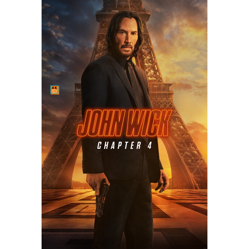 หนัง DVD ออก ใหม่ John Wick 4 (2023) แรงกว่านรก 4 (เสียง ไทย(โรง)/อังกฤษ | ซับ ไทย) DVD ดีวีดี หนังใ