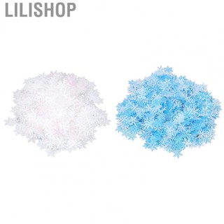 Lilishop Winter Confetti  Snowflake Confetti Vibrant Color 1000Pcs  for Party